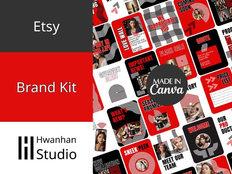 Content Kit Bold Geometric — Hwanhan Studio